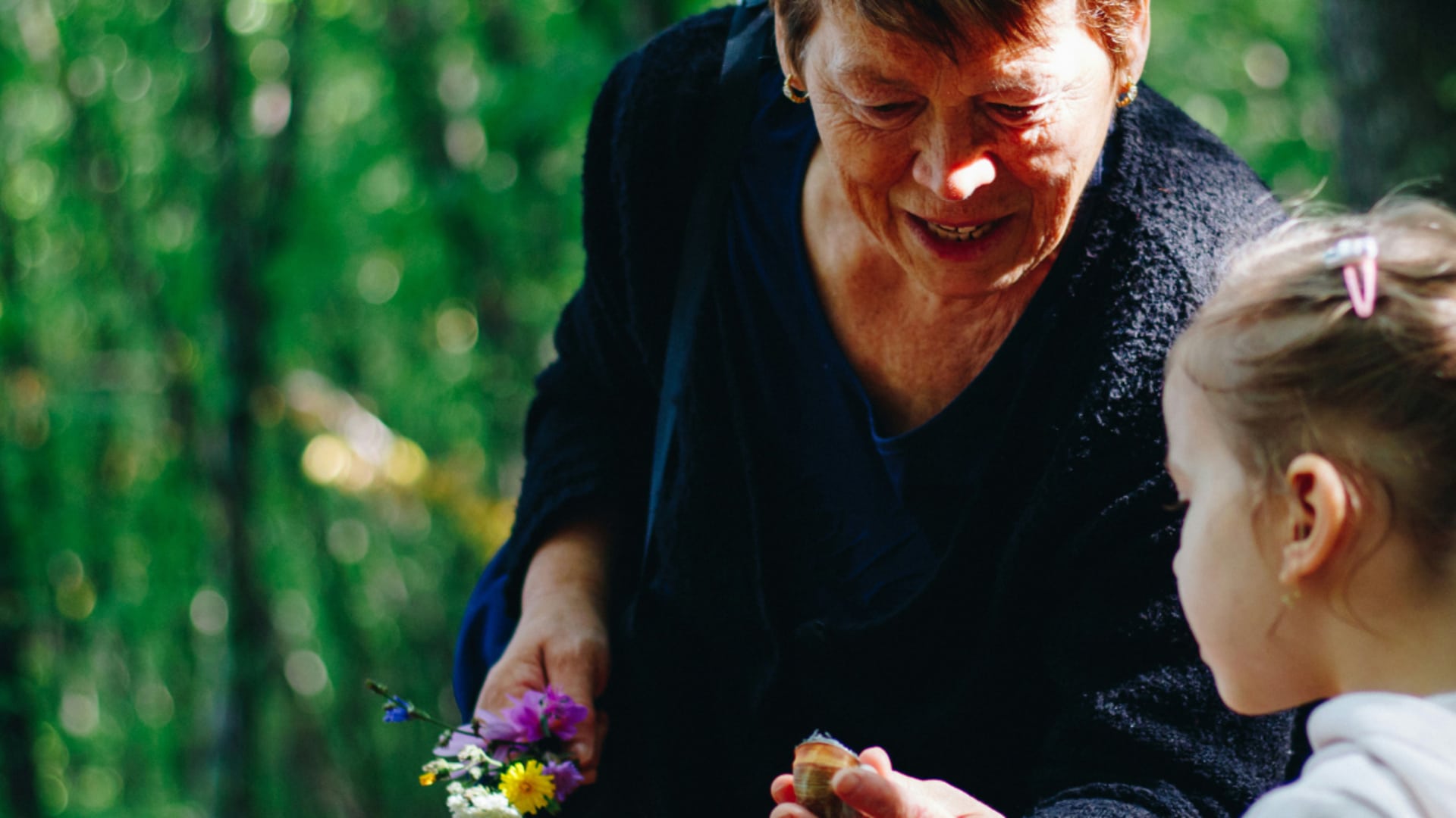 Stigma and Autism - a grandmother interacts with her grandchild